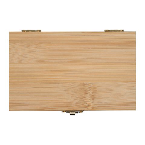 Set cuburi de granit în cutie bambus 5