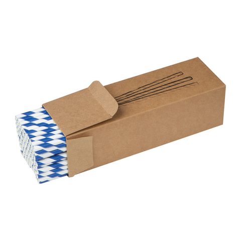 Set de 100 buc paie din carton 5