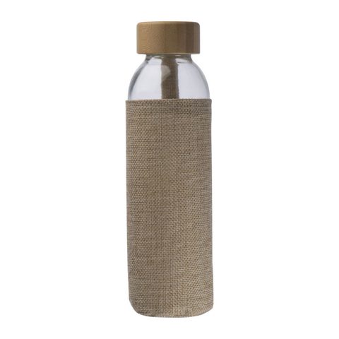 Sticlă de băut cu husă din iută, 500ml 3