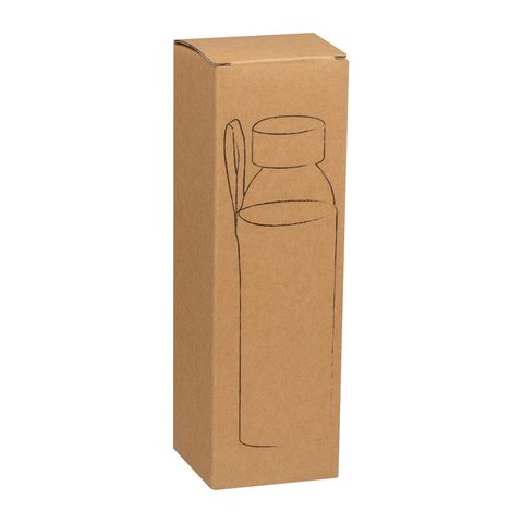 Sticlă de băut cu husă din iută, 500ml 8