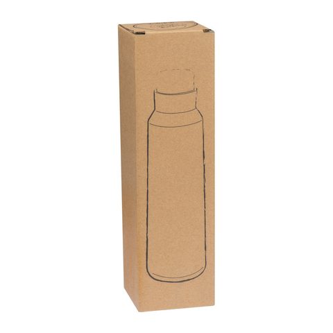 Sticlă termos cu dop din imitaţie de plută 500ml 5