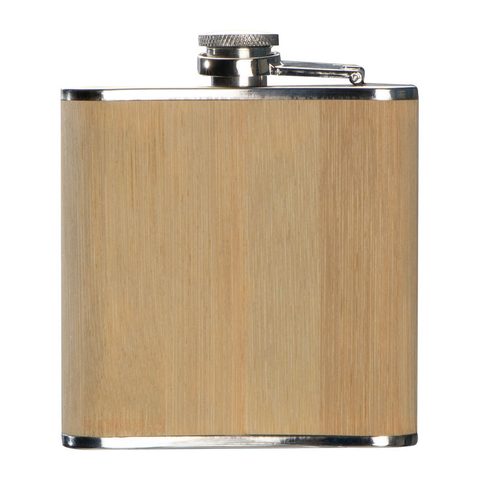 Sticluţă  wisky cu înveliș din bambus, 170 ml 4
