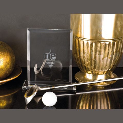 Trofeu elegant din sticlă 8